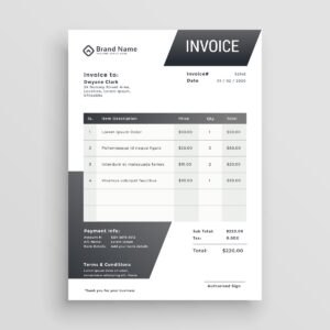 Black & White Bill Book